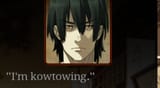 Kageaki kowtowing