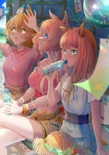 __silence_suzuka_matikanefukukitaru_and_taiki_shuttle_umamusume_drawn_by_kongariinu__0ec9084670a542d33fea3c8bc04c3e3e