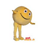 Mascot-giant-yellow-ball-round-mascot