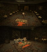 church in cellar vintage story town