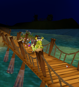 bridge at night