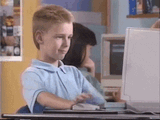 Computer Kid Nodding