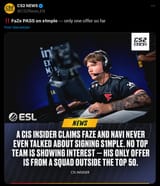 Screenshot 2025-06-26 at 14-33-29 CS2 NEWS auf X „‼️ FaZe PASS on s1mple — only one offer so far https __t.co_5IHN0gcNHc“ _ X