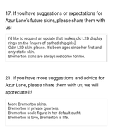 Azur Lane Suggestions