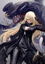 __cynthia_and_garchomp_pokemon_and_1_more_drawn_by_ie_raarami__27a800f4f67bc03c4ab77c2542ec905b