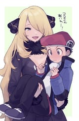 __cynthia_and_lucas_pokemon_and_2_more_drawn_by_asari_ikite_oshi__f15d46fb41665d7c814eb125e53fd5aa