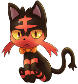 litten bowtie by fuwoops