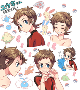 __brendan_luvdisc_swablu_plusle_minun_and_6_more_pokemon_and_2_more_drawn_by_xichii__c1a1162228799a9494dec5924fbc4973