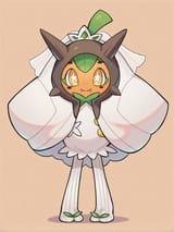 Ogerpon in Wedding Dress