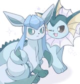 __glaceon_and_vaporeon_pokemon_drawn_by_suzu_pixiv_32232702__5d644bfec3d516b45a35be05e9d42a99