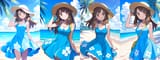 Leaf Sundress Set