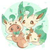 __eevee_and_leafeon_pokemon_drawn_by_kana_maple926__2a3515a9298113a1adad4be0b2601d9a