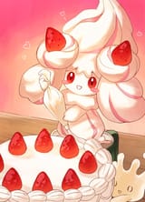 __alcremie_and_milcery_pokemon_drawn_by_axokim__0bdd7288fcdb5560454e7938e3d78d59-min