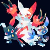 zangoose and sneasels by daikenkki