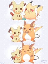 __pikachu_mimikyu_and_raichu_pokemon_drawn_by_mugita_konomi__sample-e602b0abe0a2d7d5368e7356bd50da6d
