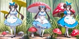 Rosa Mushroom Set