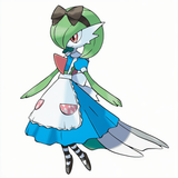 1girl, pokemon, ken sugimori, sugimori ken, official art, official style, Gardev s-1858677293