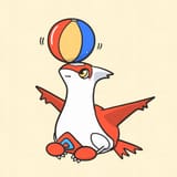 latias beach ball