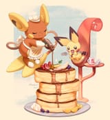 __pichu_and_alolan_raichu_pokemon_drawn_by_hoishere7__sample-debbbc4a481d5d67c2c10d58024da0b9