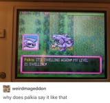 Palkia level up