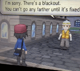 an actual bad roadblock