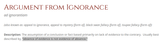 OPs Fallacy