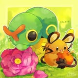 __dedenne_and_caterpie_pokemon_drawn_by_mag_cocoa__d3a463463a1042236af6d1107f2d9a71