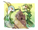 __snivy_and_serperior_pokemon_drawn_by_taisa_lovemokunae__sample-711c0394c0ad93d28a9b85742a422399