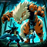 arcanine-lucario-robot [4]