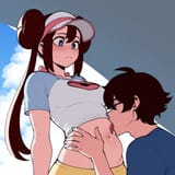 licking rosa