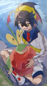 __kieran_and_dipplin_pokemon_and_1_more_drawn_by_yupiteru__69a8ab8ebdf75492389652ca347bb727