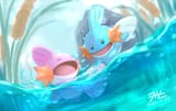__mudkip_pokemon_and_1_more_drawn_by_null_suke__8b35bd6e6a4e129c40b347023e36690a