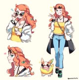 __sonia_and_yamper_pokemon_and_2_more_drawn_by_graysheartart__be007ec89b891ef82eb7fbd044ede92c