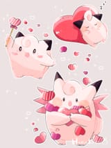 __clefairy_cleffa_and_clefable_pokemon_drawn_by_hanabusaoekaki__62b0c0b215bea3b0400093c19d4b0e14