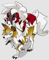 __lycanroc_lycanroc_and_lycanroc_pokemon_drawn_by_wintom__d5ee448ad20882b0fa8f478d279733a0