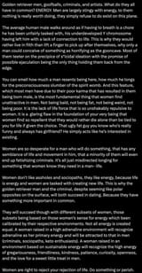Message for incels