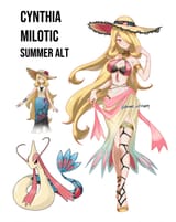 __milotic_and_cynthia_pokemon_and_1_more_drawn_by_rhymewithray__faaf178aee955524adb7fe80223a216a