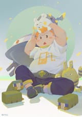 __togedemaru_sophocles_magnezone_elekid_and_charjabug_pokemon_and_1_more_drawn_by_seamonsterping__692ca0b082099ef2dc1c3e960704619f