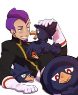 __murkrow_and_petrel_pokemon_and_1_more_drawn_by_wanineko2001__fff0ad408347925c9a2613db379b97cb