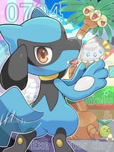 riolu and ice cream by lunlun_runatic