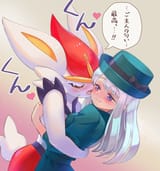 __gloria_and_cinderace_pokemon_and_1_more_drawn_by_mitama_mokochiko__be3bf58b52f20a87f8bc258def5a0d0d