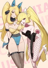 __cynthia_lucario_lusamine_and_lopunny_pokemon_and_2_more_drawn_by_ryairyai__f7546cb2cdb97e2383e17763ae5a2413