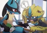 __lucario_and_zeraora_pokemon_drawn_by_nata_de_coco_pankptomato__e7cb5d3607f312b87a49062684d5eac7