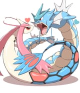 __milotic_and_gyarados_pokemon_drawn_by_shabana_may__d31ed4228642cc1d1ff32880f084f3af