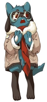 riolu tries on some clothes