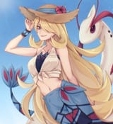 __cynthia_and_milotic_pokemon_and_1_more_drawn_by_symoca__b48ae45f312a3fffb91db30671d38ea9