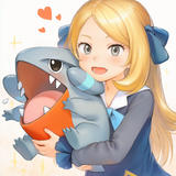 1girl, loli, aged down, immature female, child, Cynthia (pokemon), blue dress, p s-2968598269