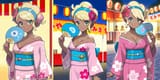 Peonia Kimono Set