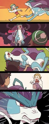 __gloria_kris_goh_suicune_and_eusine_pokemon_and_4_more_drawn_by_ssalbulre__4fc0061577902c7fde50df32da431f86