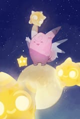 __minior_and_clefable_pokemon_drawn_by_li04r__1018415d2c90d56e76da6b8a39c36cc4